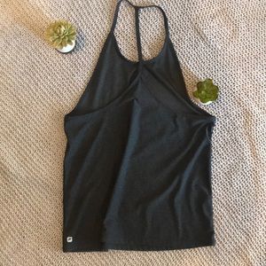 Fabletics SIZE M Charcoal Yoga Top